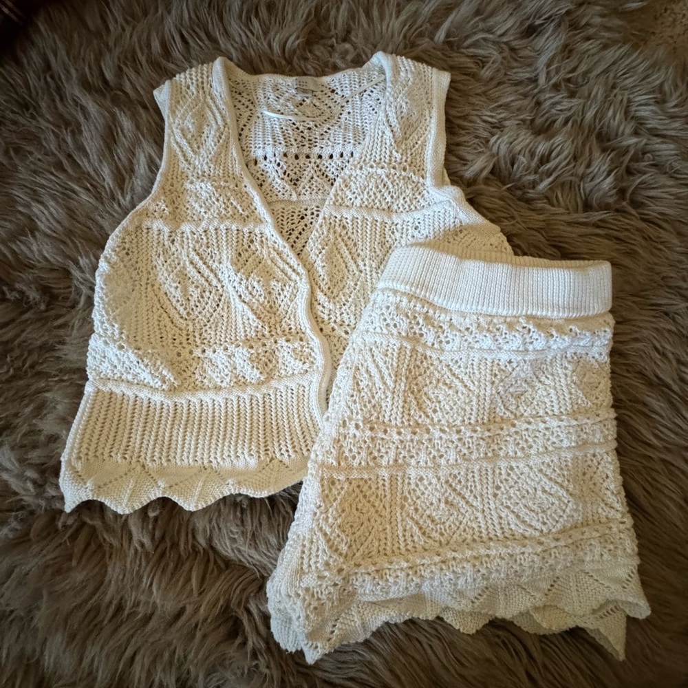 a new day Cream Knit Top